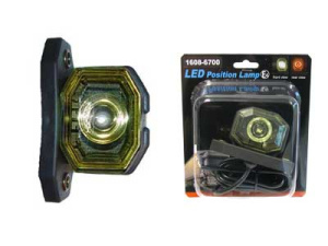 LED-ÄÄRIVALO KUMIVARSI 24V KORK.56MM KELT. 2