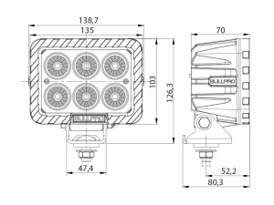 OCEAN # VISION 120W SEARCH 4000K 9-48V 2