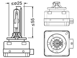 OSRAM XENARC ORIGINAL D3R 3