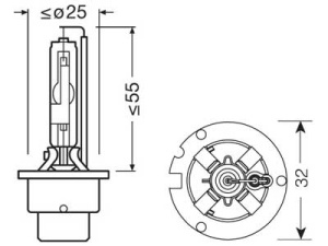 OSRAM XENARC ORIGINAL D2R 3