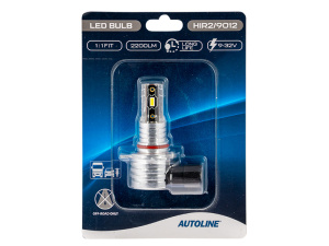 AUTOLINE 1:1 LED-POLTTIMO HIR2/9012 9-32V 2200LM 3