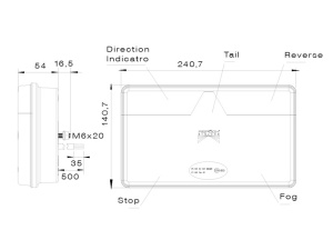 LED-TAKAVALO ASPÖCK MULTILED II VAS. 3