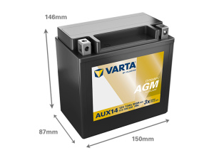 VARTA DYNAMIC AUX 13AH 200A 150X87X146MM +/- 2