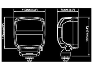 NORDIC LED KL1401 12-24V 42W FLOOD 3