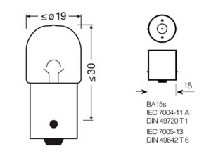 OSRAM TRUCKSTAR PRO 24V R5W 4