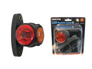 LED-ÄÄRIVALO KUMIVARSI 12-24V FF 67MM 2