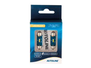LED-POLTTIMOPARI SV8,5 38MM 5000K CAN AUTOLINE YELLOW TECH 2