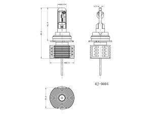 LED-POLTTIMO 9004 12-24V 2