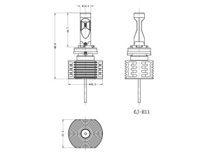 LED-POLTTIMO H11 12-24V 2