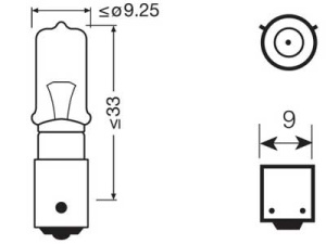 OSRAM ORIGINAL 12V H21W 3