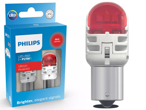 POLTTIMOPARI PHILIPS LED P21W 12V PUN. PRO6000 3