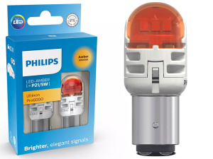 POLTTIMOPARI # PHILIPS LED P21/5W 12V AMBER PRO6000 2