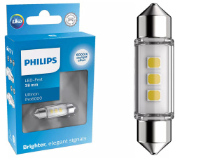 POLTTIMO # PHILIPS LED FESTOON 38MM 12V 6000K PRO6000 2