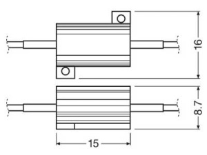 OSRAM LEDRIVING CANBUS CONTROL UNIT 5W 2-PACK 6