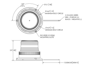 LED-MAJAKKA 12-80V KELT. 3-PULTTI R10 3