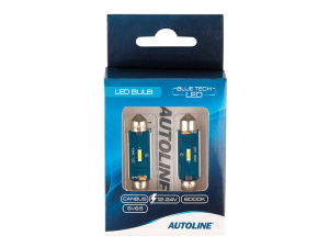 LED-POLTTIMOPARI SV8,5 43MM 6000K CAN AUTOLINE BLUE TECH 8