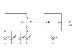 VILKKURELE LED-VALOILLE 12 V 3-NAP. 2
