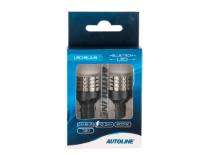 LED-POLTTIMOPARI T20 6000K CAN AUTOLINE BLUE TECH 21W 2