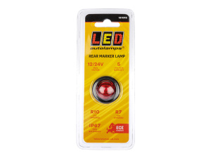 LED-TAKAÄÄRIVALO, PYÖREÄ PUNAINEN 2
