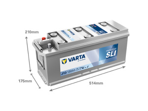 VARTA PROMOTIVE SLI 130AH 1000A 514X175X210MM +/- 2