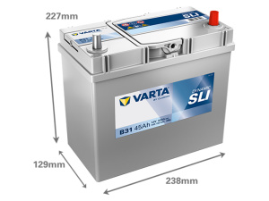 VARTA DYNAMIC SLI 45AH 330A 238X129X227MM -/+ 2