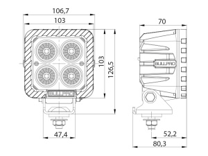 OCEAN # VISION 80W SEARCH 4000K 9-48V 2