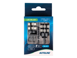 LED-POLTTIMOPARI T20 SININEN AUTOLINE 2
