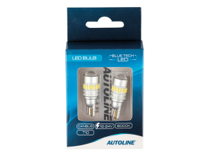 LED-POLTTIMOPARI T10 6000K CAN AUTOLINE BLUE TECH 2