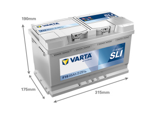 VARTA DYNAMIC SLI 85AH 800A 315X175X190MM -/+ 2