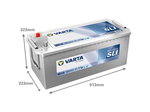 VARTA PROMOTIVE SLI 180AH 1000A 513X223X223MM +/- 2