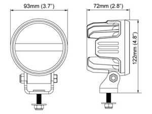 NORDIC LED CANIS GO 420 12-24V 28W FLOOD 3