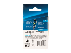 LED-POLTTIMOPARI SV8,5 43MM 6000K CAN AUTOLINE BLUE TECH 3