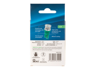 LED-POLTTIMOPARI T10 VIHREÄ AUTOLINE 3
