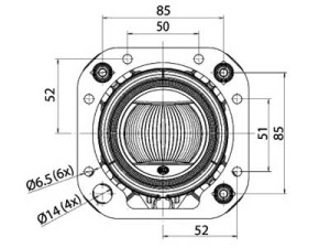 HELLA LED-MODUL KAUKOVALO 90MM 12/24V 2