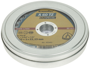 KATKAISULAIKKA 125X1,0X22,2MM A60TZ SPECIAL 10KPL 2