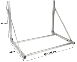 RENGASTELINE SEINÄLLE 813-1220MM TAITETTAVA 3