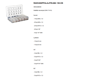 RASVANIPPALAJITELMA 130-OS 2
