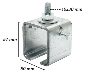 KISKON KIINNITIN KANNATTIMEEN (41X41MM) 2