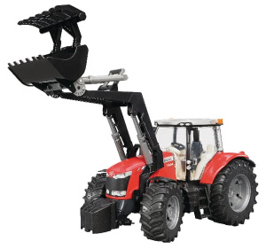 MF 7624 etukuormaajalla 2