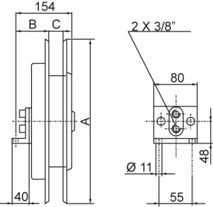 LK-G072 - 3/8" kaksoisletkukelat 10-27m 2