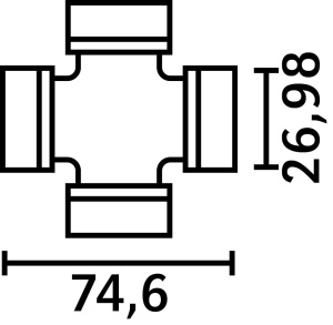 RISTIKKO W2300 27X74,60MM MF 3427346M91 2