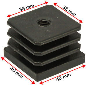 PUTKITULPPA 40X40MM/M10 KIERTEELLÄ 2