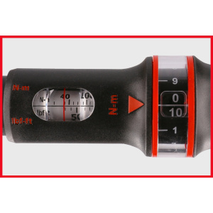 1/2" Räikkä-vääntömomenttiavain, kääntöpää, 40-200 Nm, ERGOTORQUE®precision 6