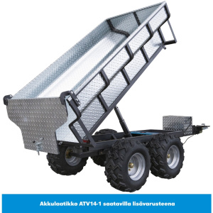 MÖNKIJÄN KIPPIKÄRRY MAX. 1400KG SÄHKÖHYDRAULINEN 5