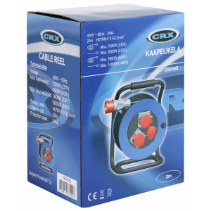 KAAPELIKELA 20M KUMI 1X230V / 2X400V/16A 2