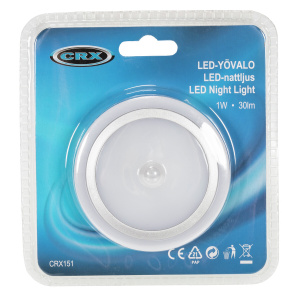 LED LIIKETUNNISTINVALO 30 LM 01W 3XAAA YÖVALO 2