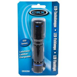 TASKULAMPPU LADATTAVA 550LM 18650 2
