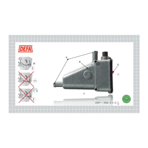 DEFA LETKULÄMMITIN 2000W 16MM 2