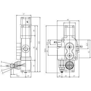HYDRAULIVENTTIILI 3/8 1-KARA 2-TOIM. 4
