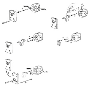 HYDRAULIPUMPPU 8.2 2-SRJ BSP KIERRELIITÄNTÄ 4